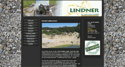 Desktop Screenshot of lindner-erdbau.com